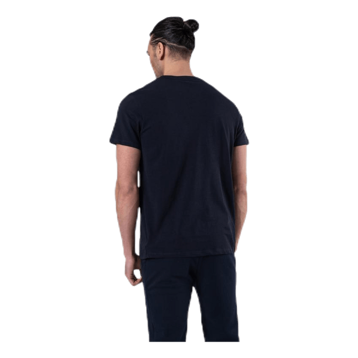 Colourblock Logo Top Blue