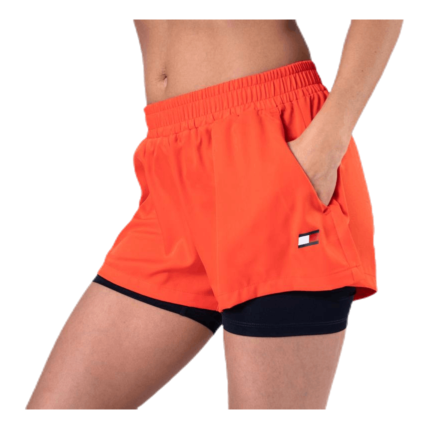 3" 2-IN 1 Woven Short LBR Orange