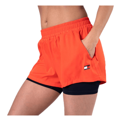 3" 2-IN 1 Woven Short LBR Orange