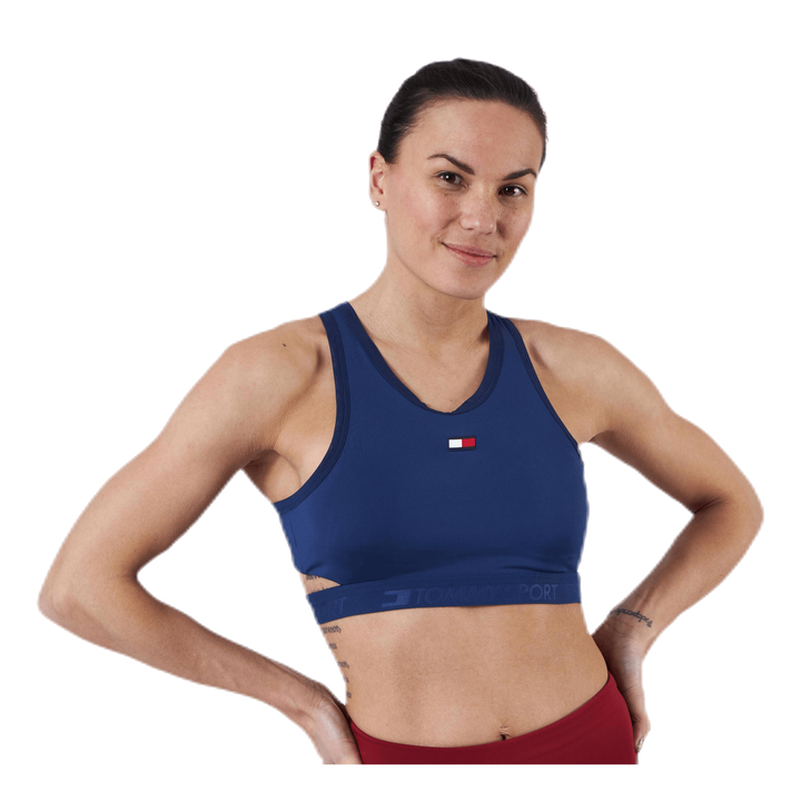 Low Support Removable Pads Bra Blue