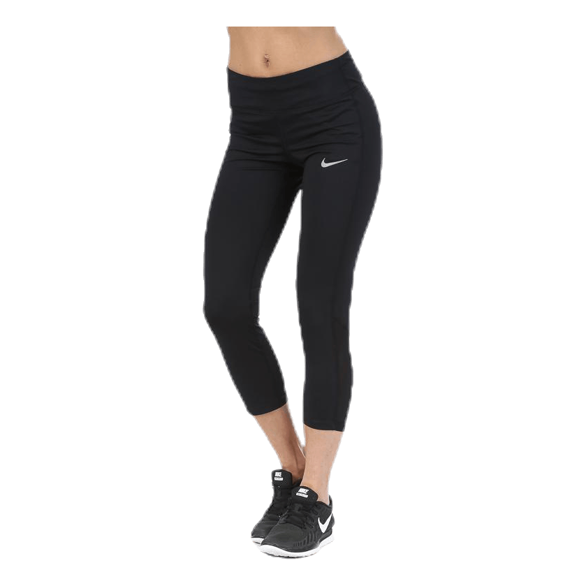 Power Racer Crop Black