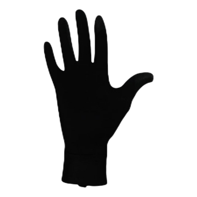 Lightweight Tech Running Gloves Black/Silver