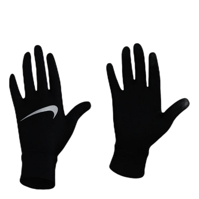 Lightweight Tech Running Gloves Black/Silver