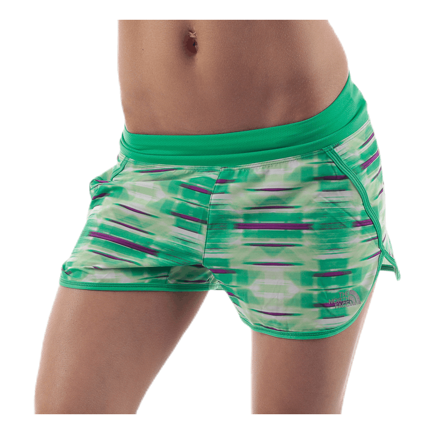 W Eat My Dust Short Patterned/Green