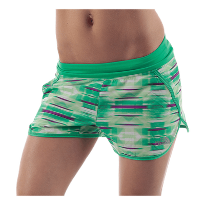 W Eat My Dust Short Patterned/Green