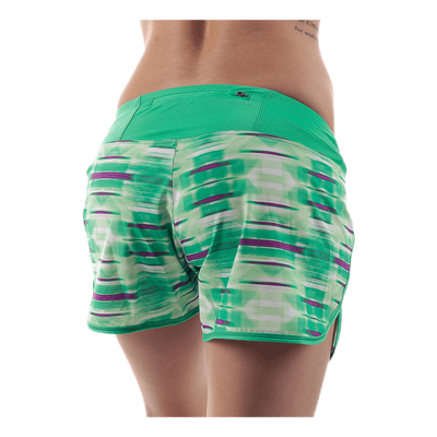 W Eat My Dust Short Patterned/Green