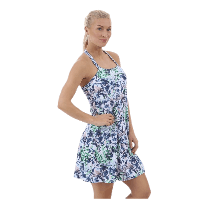 Pristine Dress Patterned/White