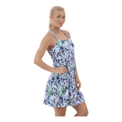 Pristine Dress Patterned/White