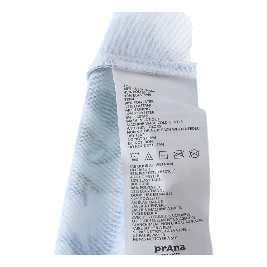 Pristine Dress Patterned/White