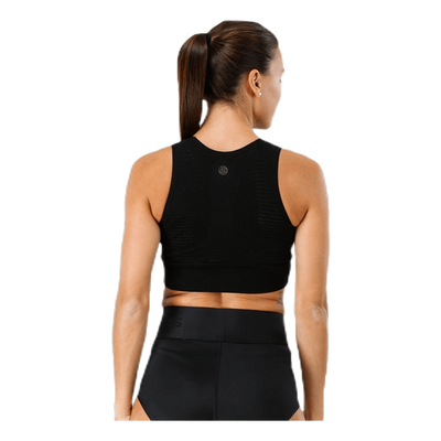 DNAmic Seamless Square Womens Sports Bra Black