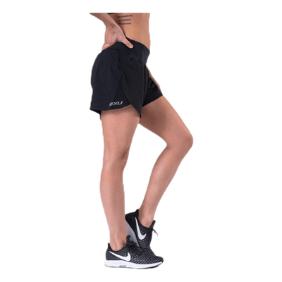 XVENT 4" Short (w brief) Black/Silver