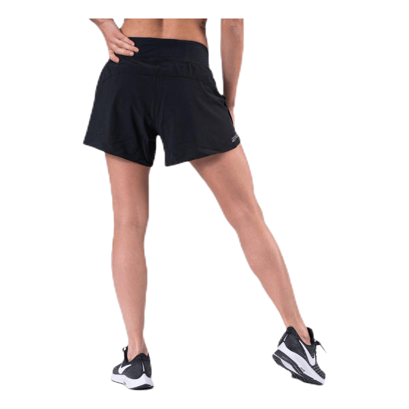 XVENT 4" Short (w brief) Black/Silver