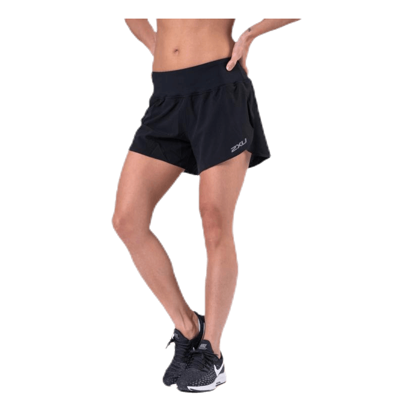 XVENT 4" Short (w brief) Black/Silver