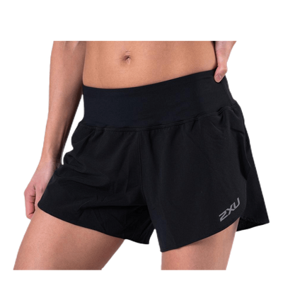XVENT 4" Short (w brief) Black/Silver