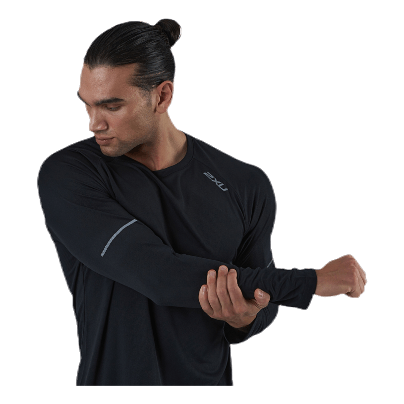 XVENT G2 L/S Top Black/Silver
