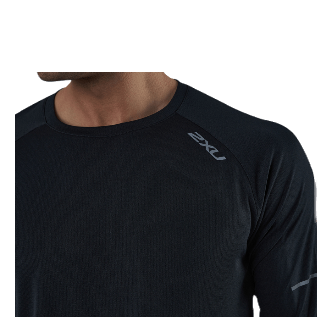XVENT G2 L/S Top Black/Silver