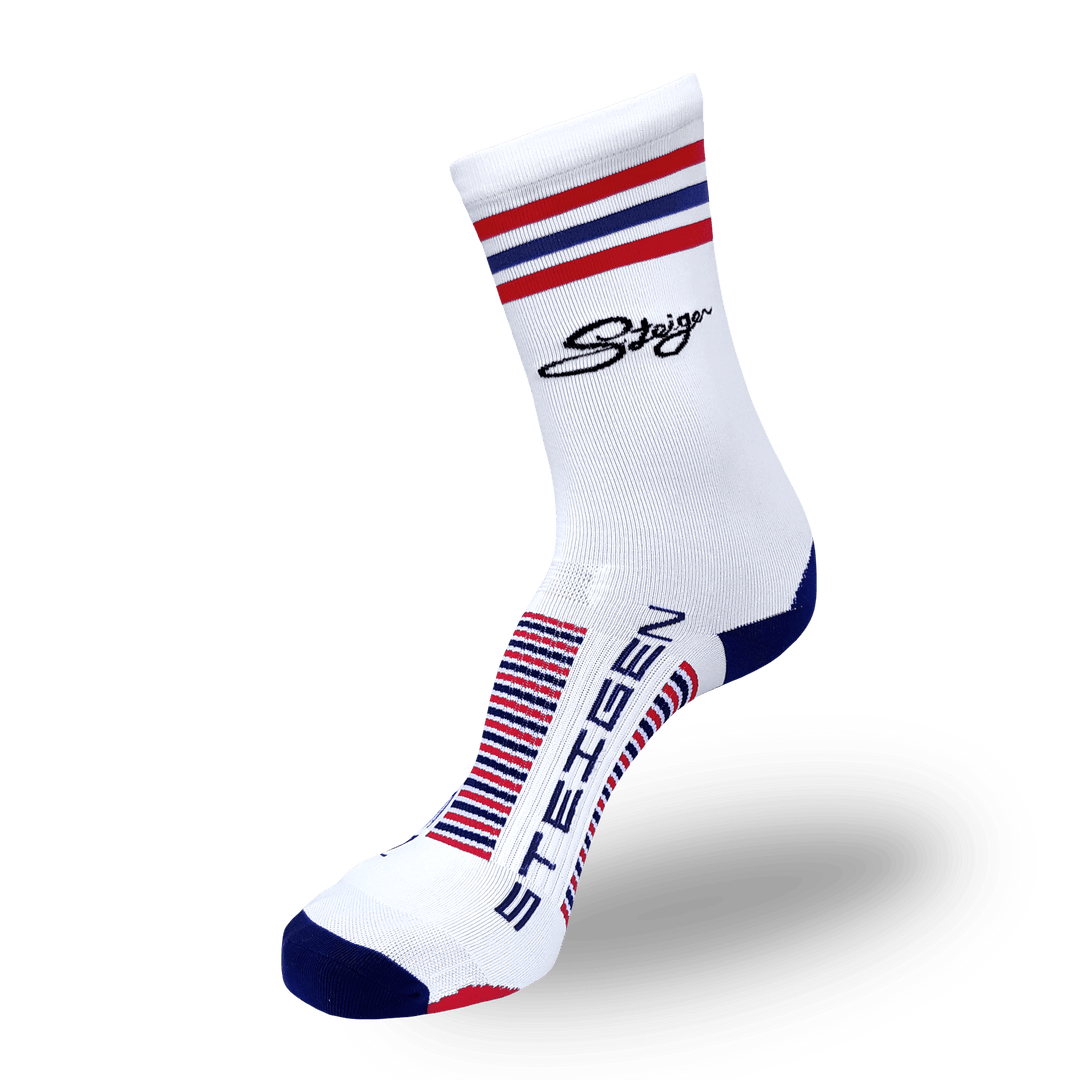 Steigen Running Socks Three-Quarter Length in Classic Vintage, side view