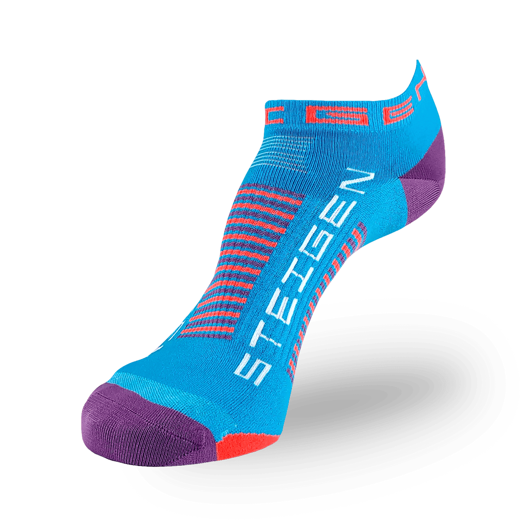 Steigen Running Socks Zero Length in Galaxy Blue, side view