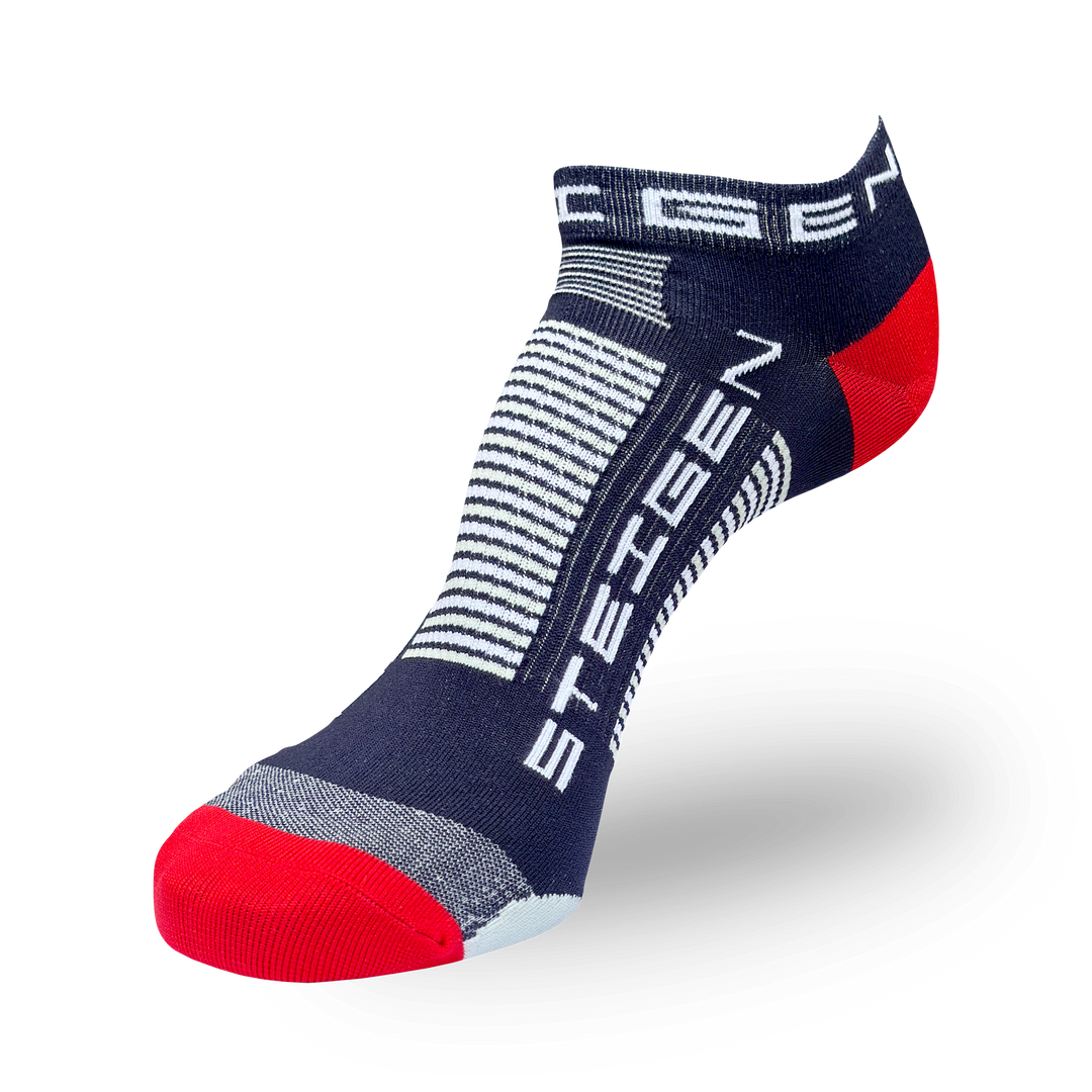 Steigen Running Socks Zero Length in Navy, side view