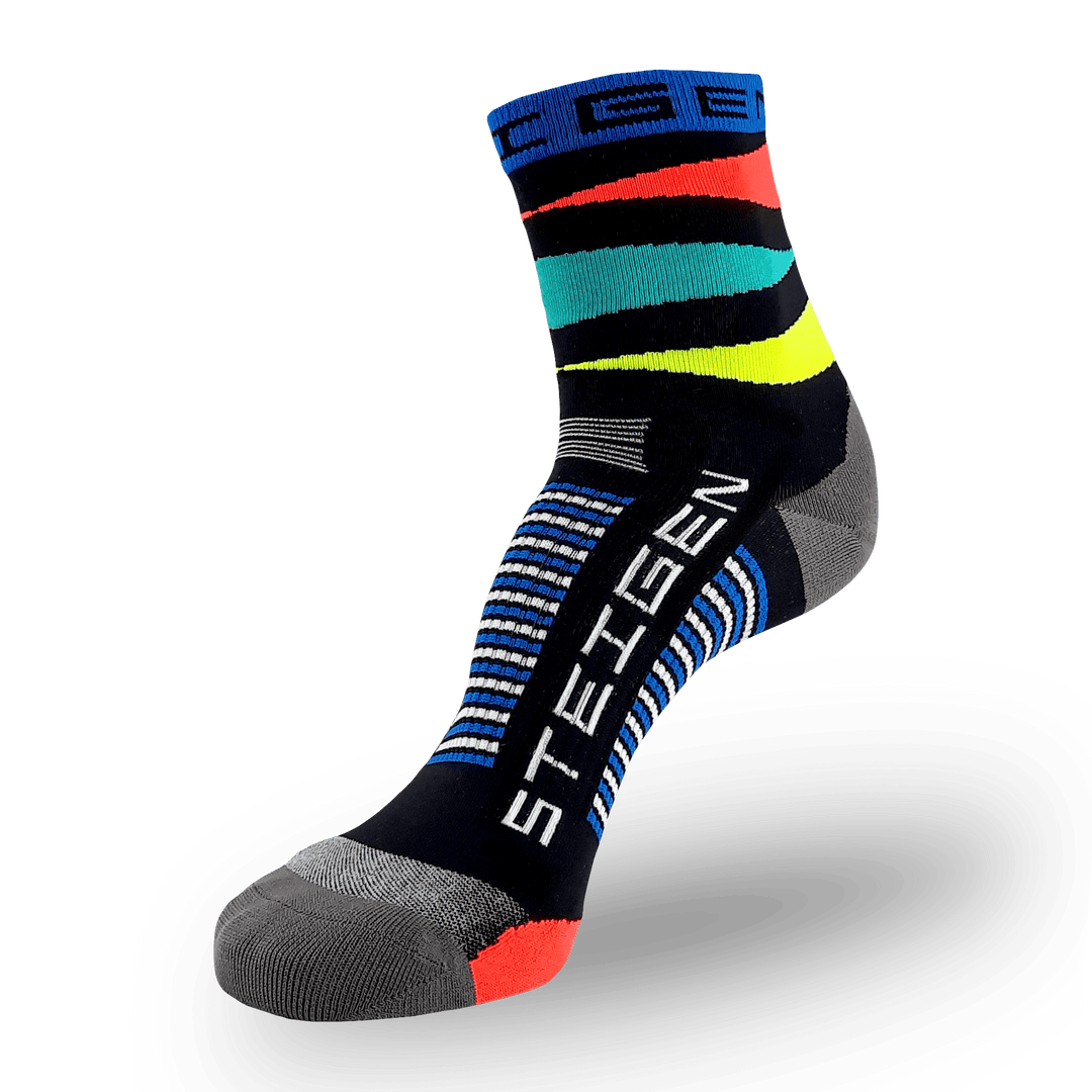 Steigen Running Socks Half Length in Retro, side view