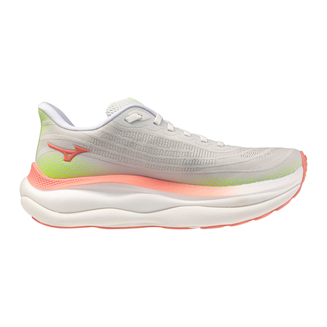 Wave Sky 9 Women White/Desert Flower/Lime Pulp