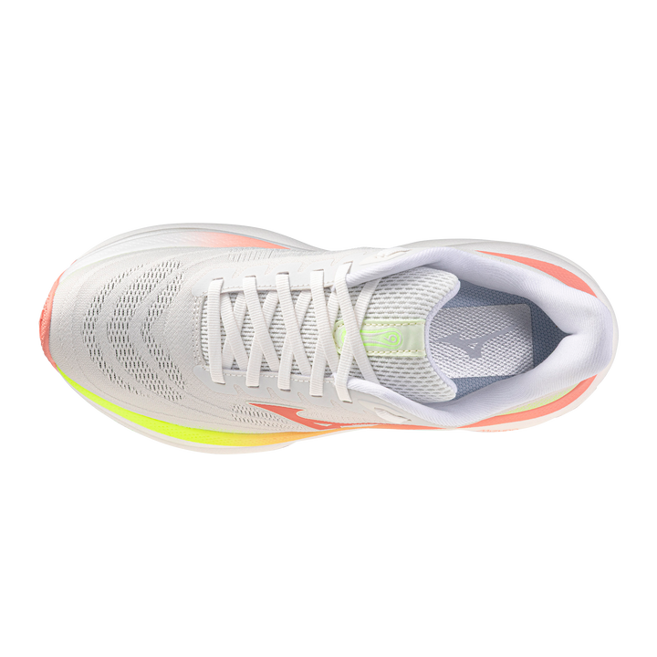 Wave Sky 9 Women White/Desert Flower/Lime Pulp