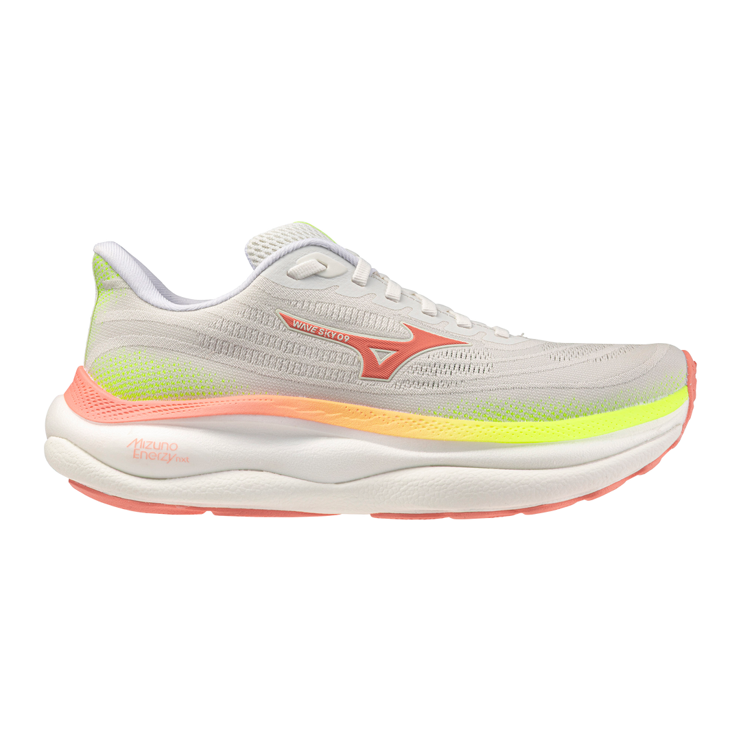 Wave Sky 9 Women White/Desert Flower/Lime Pulp