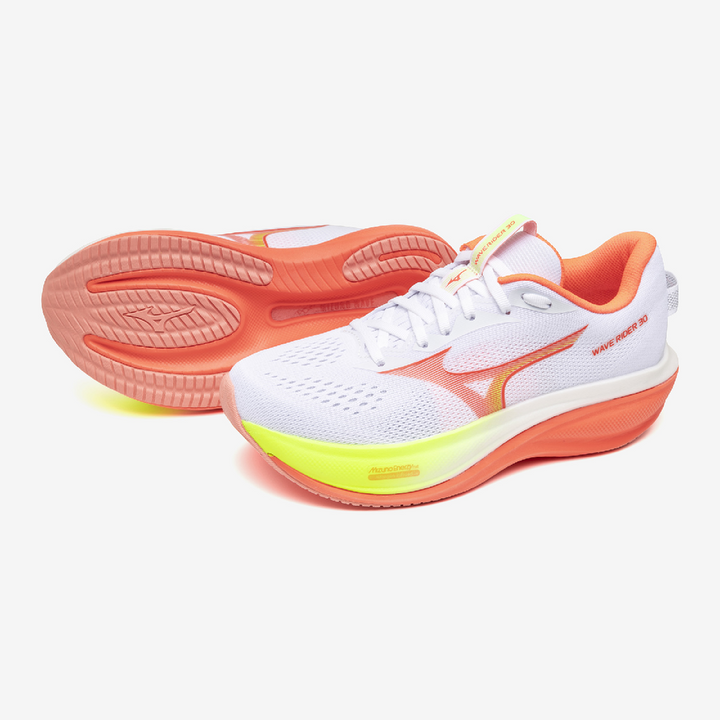 Wave Rider 30 Women White/Lava Orange/Lime Pulp