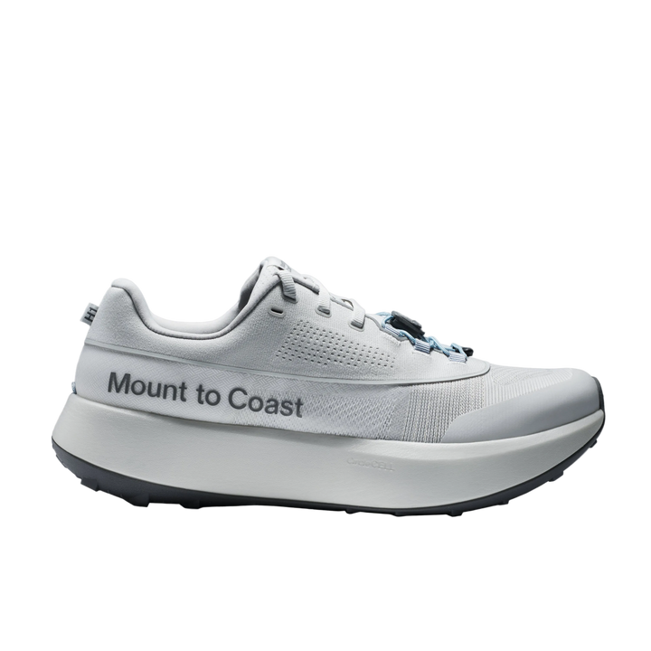Mount to Coast H1 Men running shoe in white – White Sands