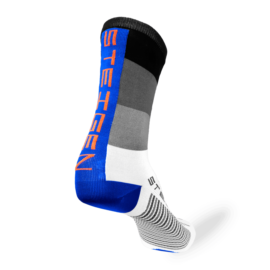 Steigen Running Socks Three-Quarter Length in The Belle, back view