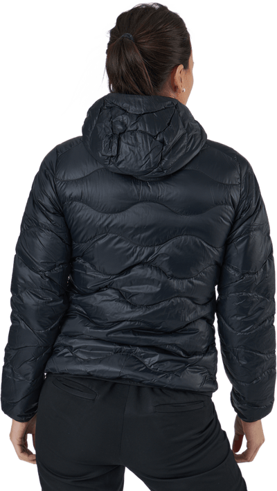 W Helium Down Hood Jacket Black