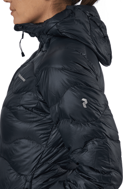 W Helium Down Hood Jacket Black