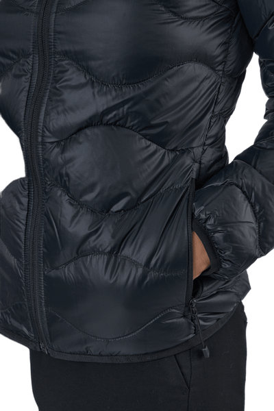 W Helium Down Hood Jacket Black