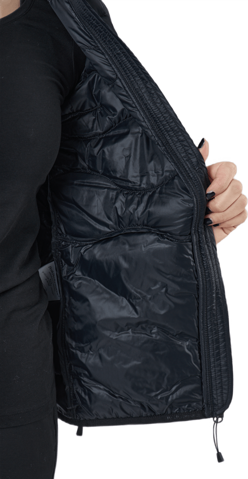 W Helium Down Hood Jacket Black