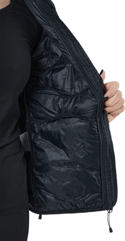 W Helium Down Hood Jacket Black