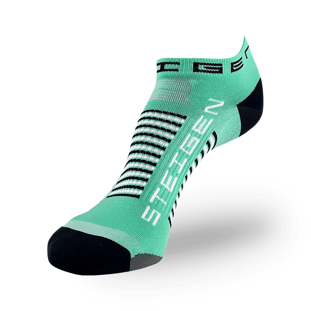 Steigen Running Socks Zero Length in Mint Green, side view