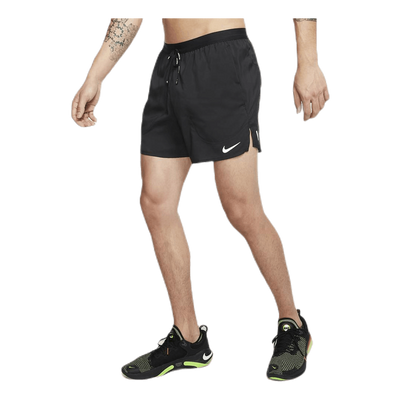 Flex Stride 5" Brief Short Black/Silver