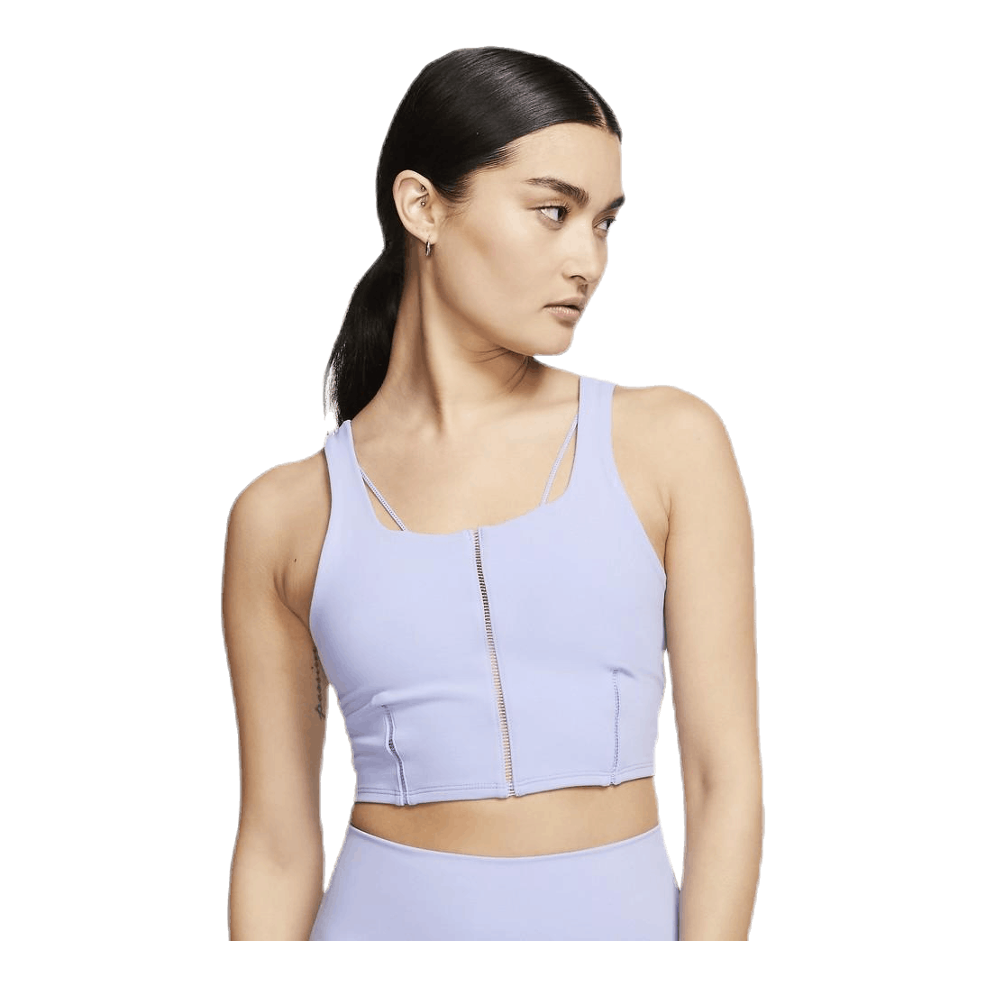 Yoga Luxe Crop Tank Purple