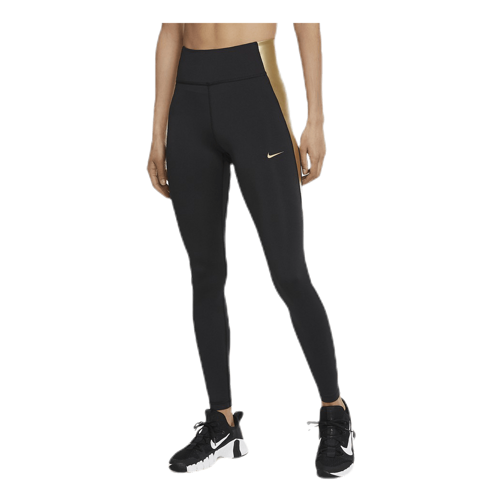 Nike metallic gold leggings shop