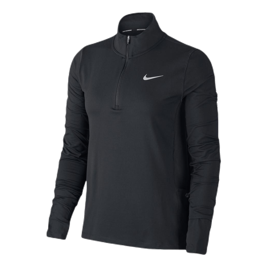 Element Women's 1/2-Zip Running Top BLACK/REFLECTIVE SILV