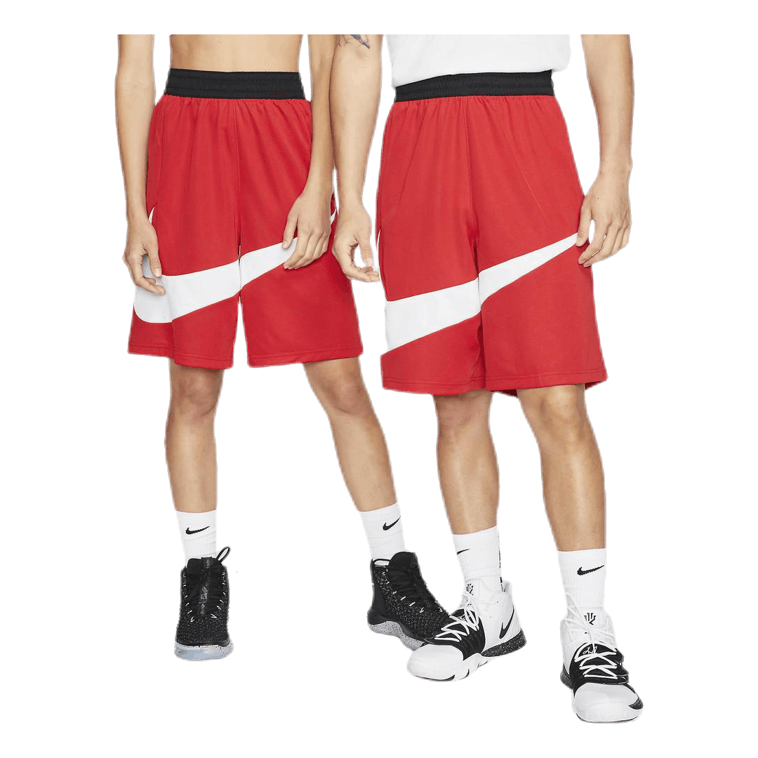 Dri-FIT HBR Basketball Shorts White/Red