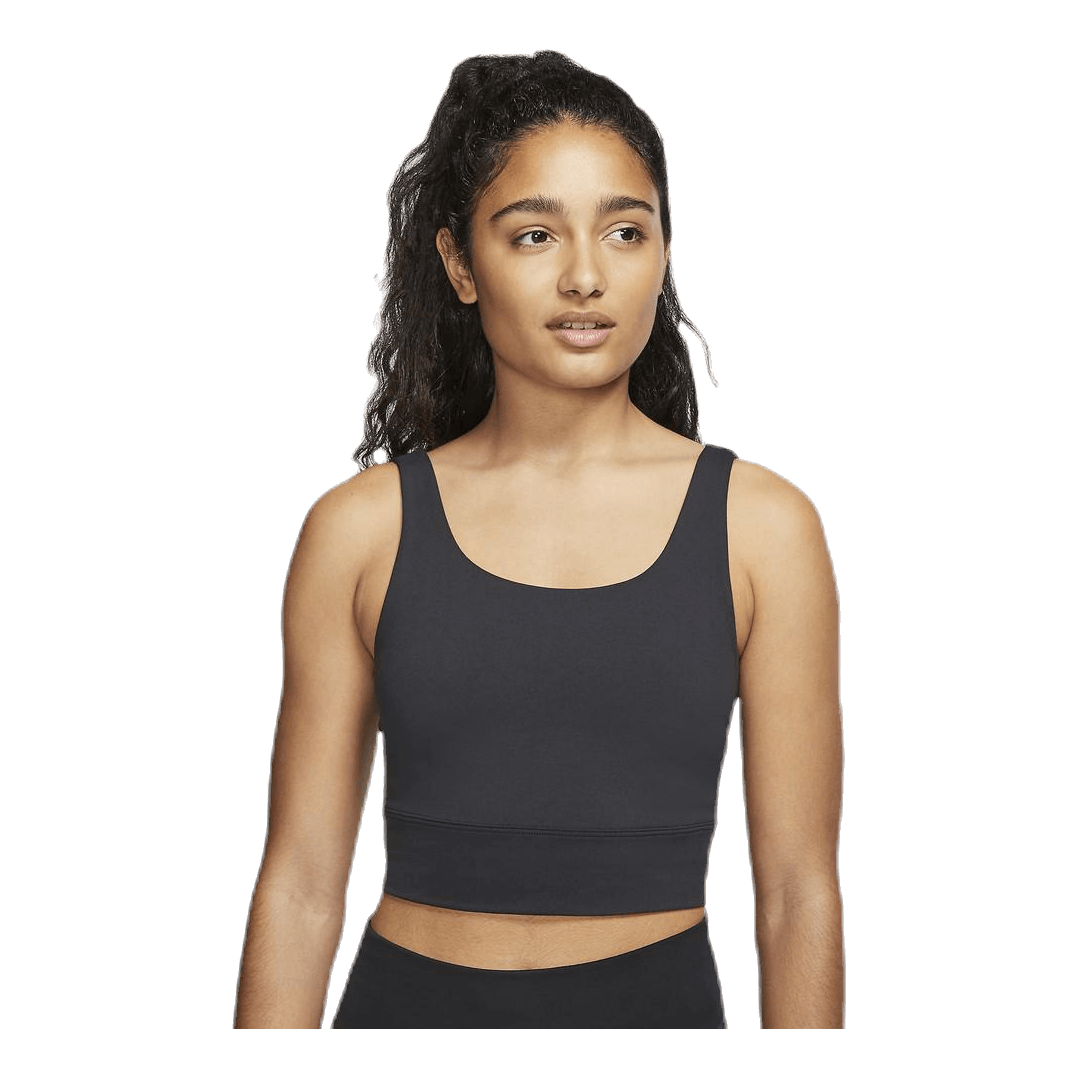 Nike Yoga Luxe Crop Top Black/Grey