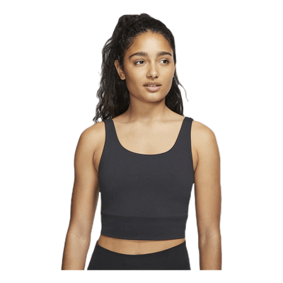 Nike Yoga Luxe Crop Top Black/Grey
