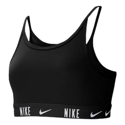 Trophy Big Kids' (Girls') Sports Bra BLACK/BLACK/WHITE