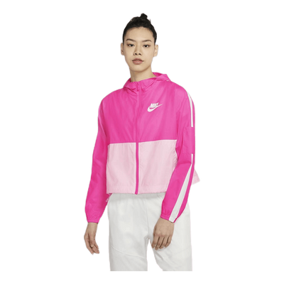 Nsw Jkt Wvn Pink/White