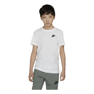 Sportswear Big Kids' T-Shirt WHITE/BLACK