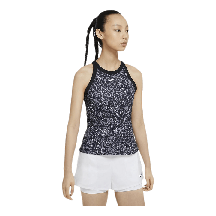 Court Dry Printed Tank White/Black