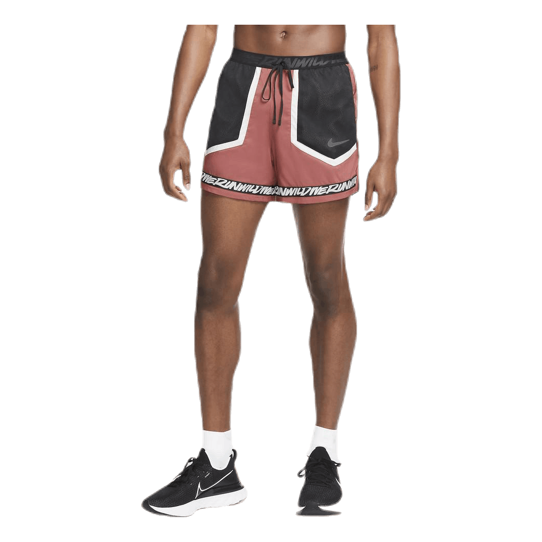 Flex Stride Wild Run 5" Grey/Red