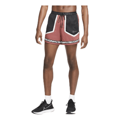 Flex Stride Wild Run 5" Grey/Red