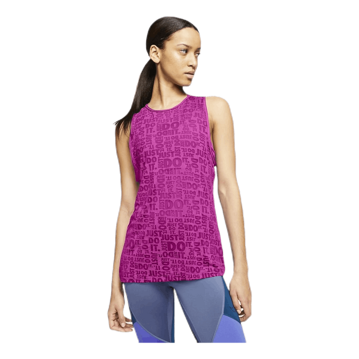 JDI Burnout Tank Pink/White